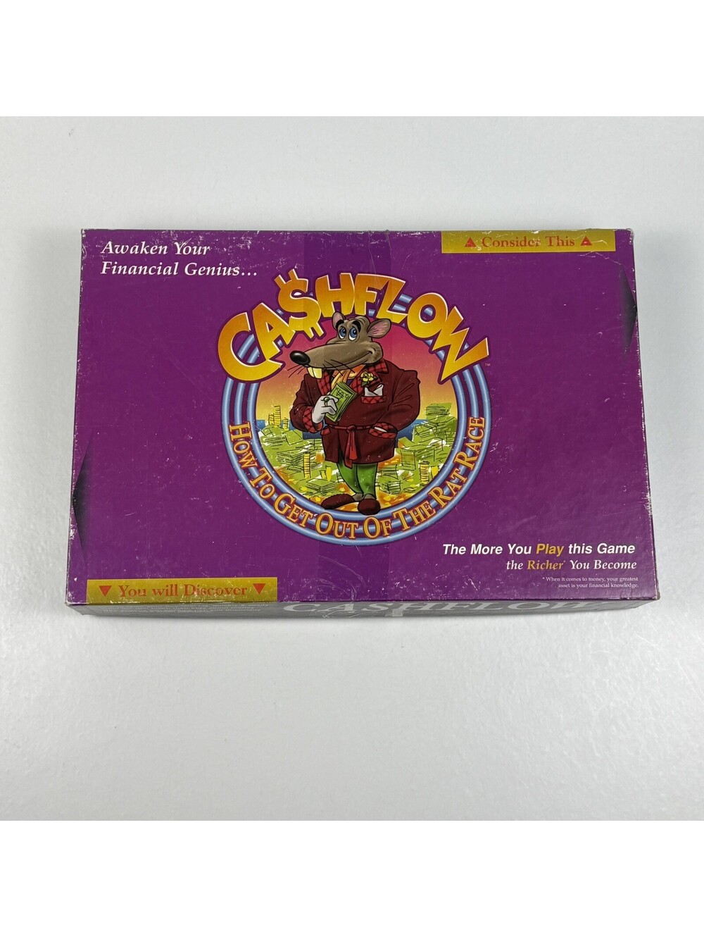 Vintage CASHFLOW 101 Game Robert Kiyosaki Rich Dad Poor Dad Rat Race Complete